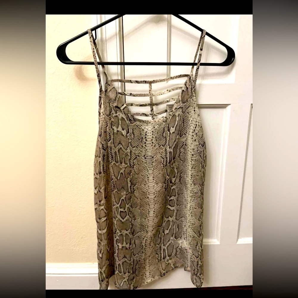 Snakeskin club tank